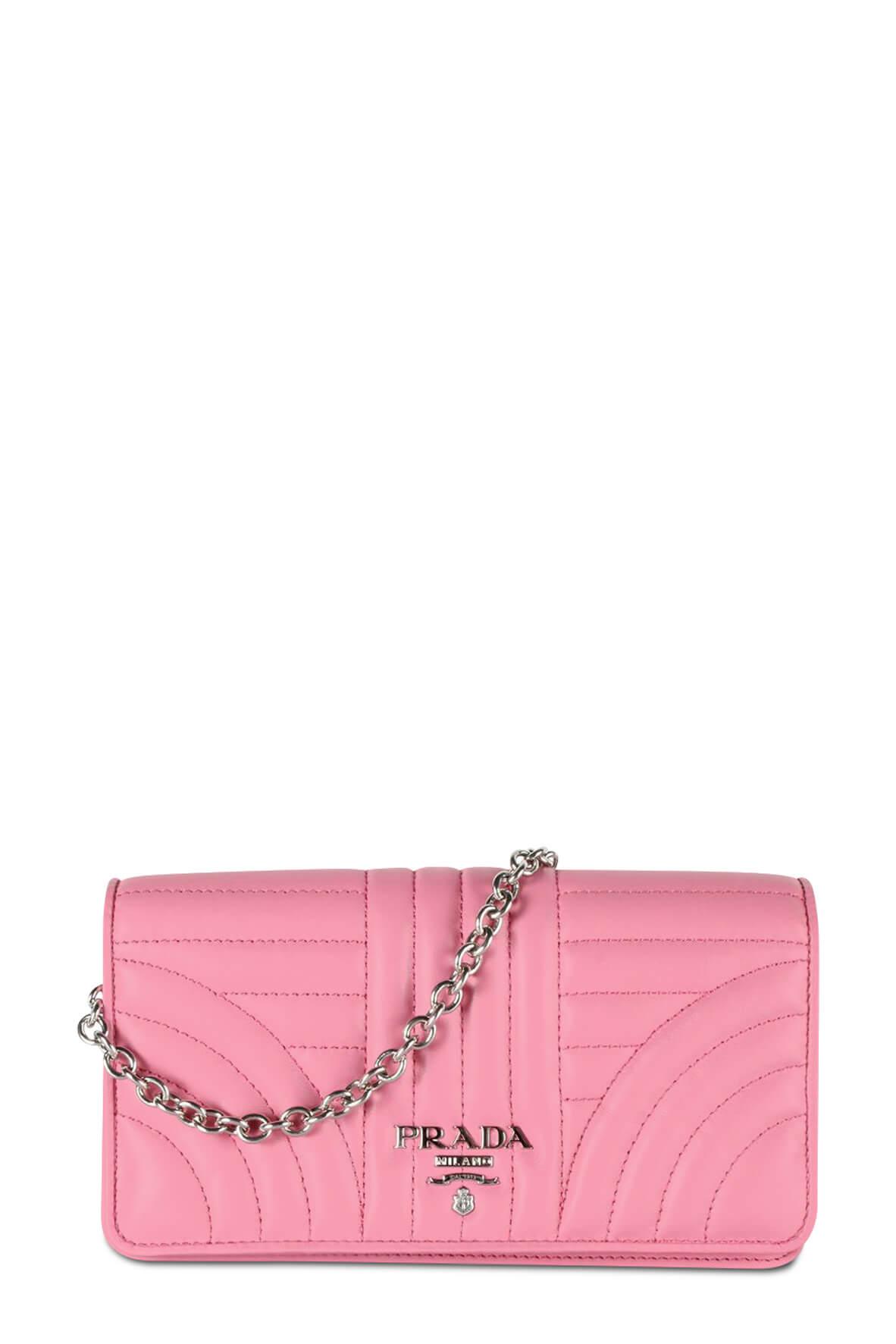 Dioragramme Mini Impunture Crossbody Wallet Begonia