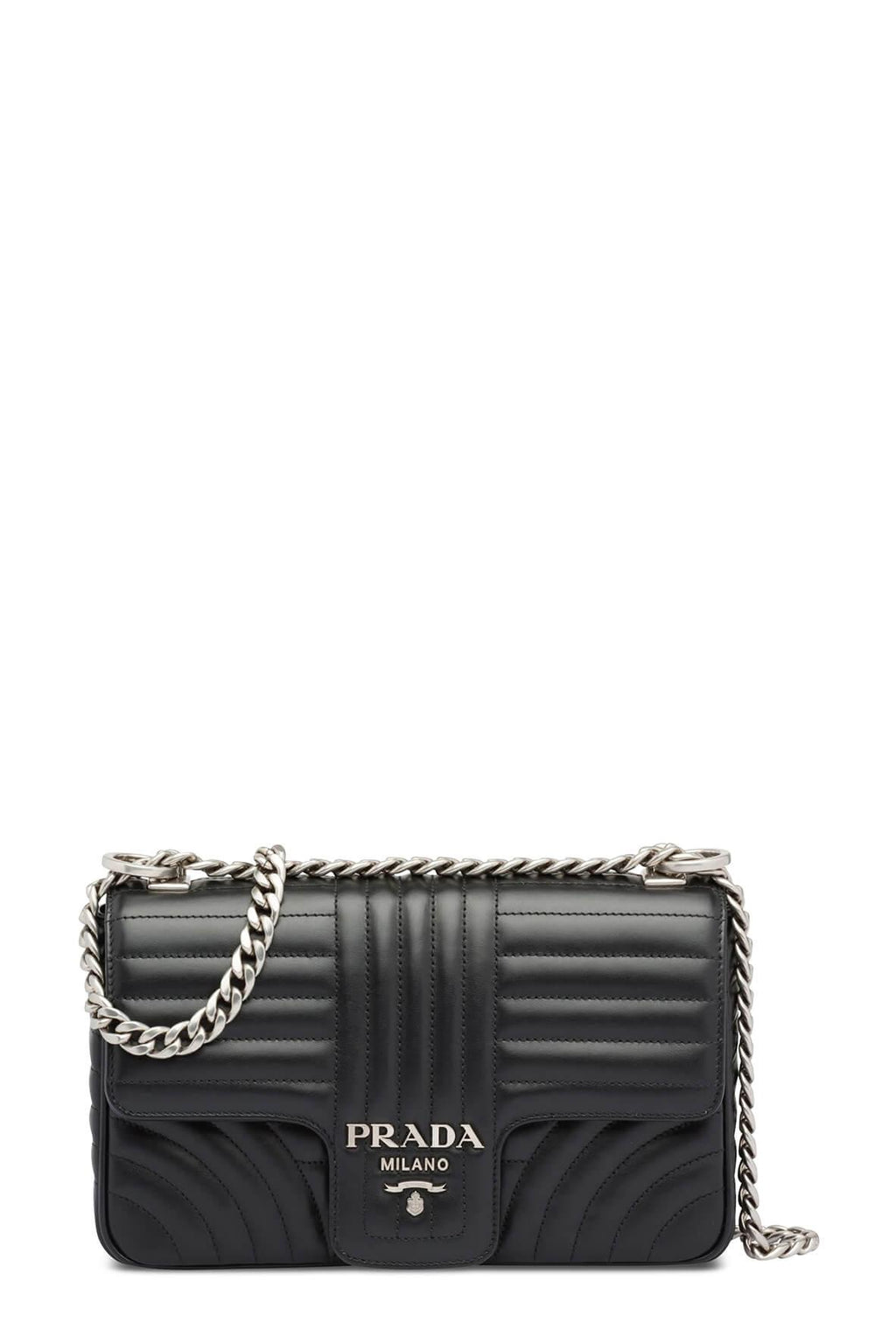 Diagramme Medium Shoulder Bag Black with SiLouis Vuittoner Hardware