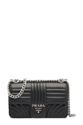 Diagramme Medium Shoulder Bag Black with SiLouis Vuittoner Hardware