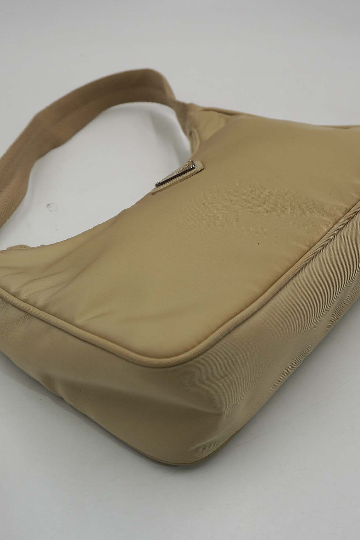 Re-Nylon Re-Edition 2000 Mini Shoulder Bag Beige
