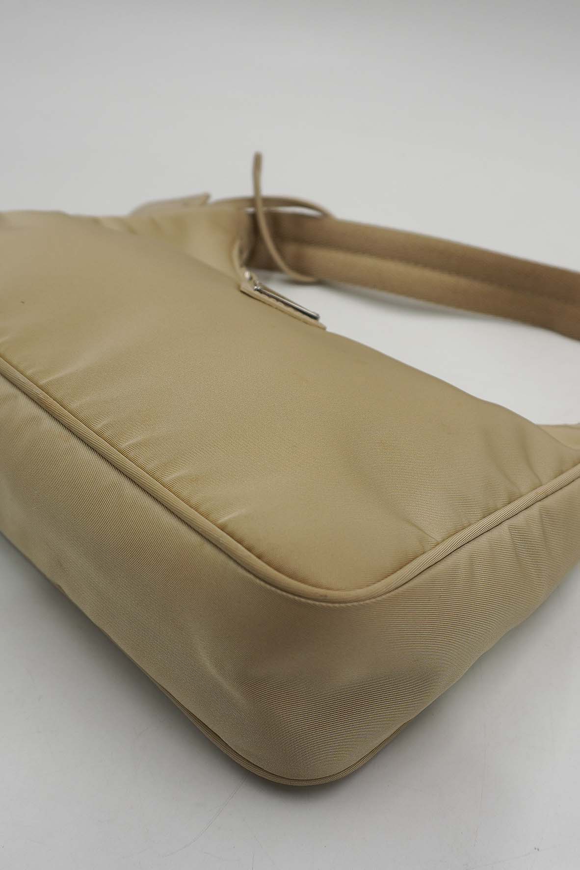 Re-Nylon Re-Edition 2000 Mini Shoulder Bag Beige