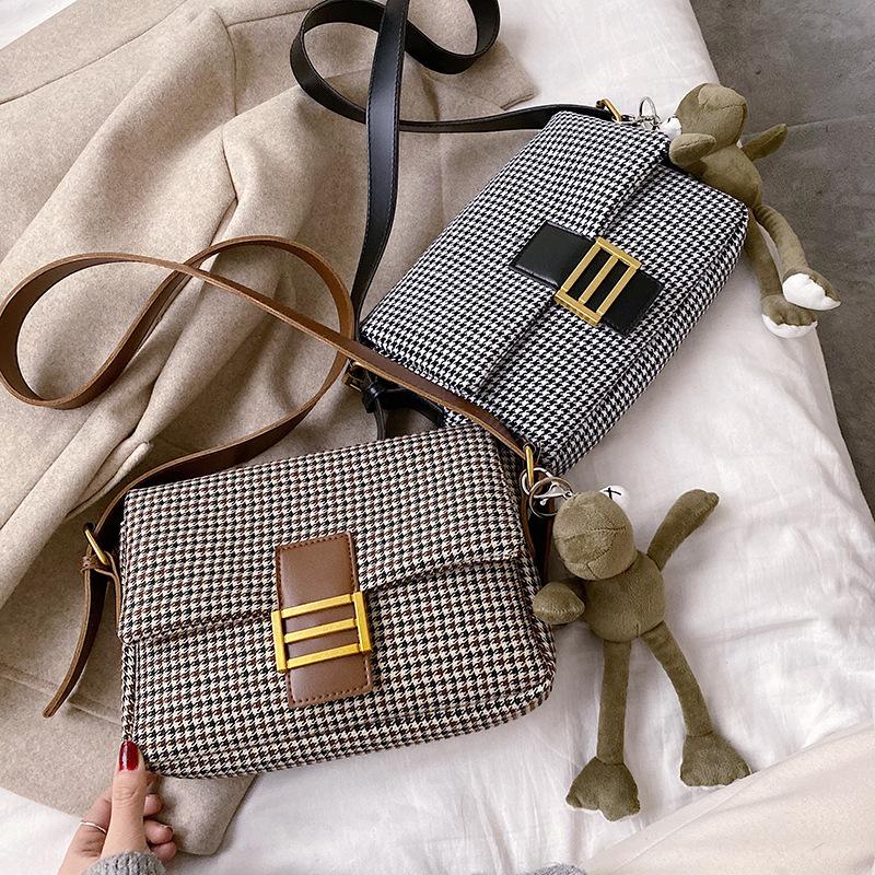 Women Lattice Shoulder Crossbody Bag
