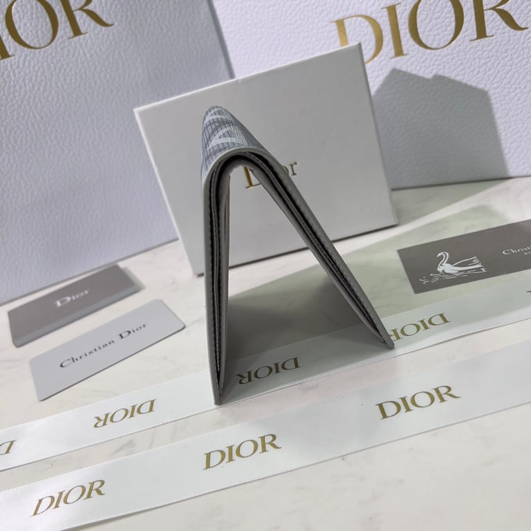 dir WALLET GREY CD DIAMOND CANVAS 11CM