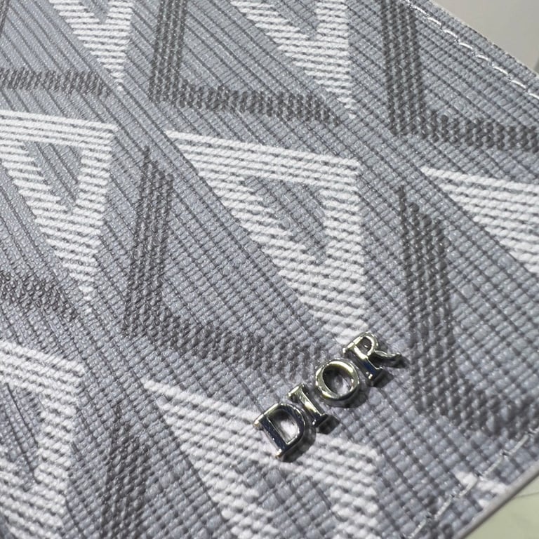 dir VERTICAL LONG WALLET GREY CD DIAMOND CANVAS 2ESBC002DCO H42E