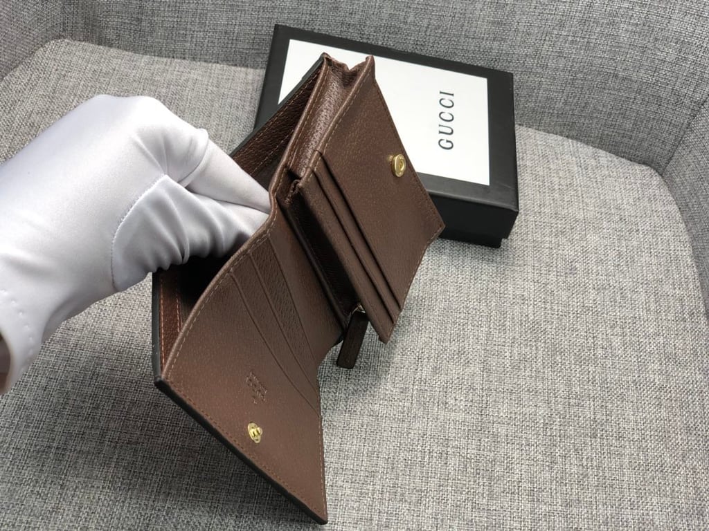Gucci OPHIDIA Gucci CARD CASE WALLET 11CM 523155 96IWG 8745