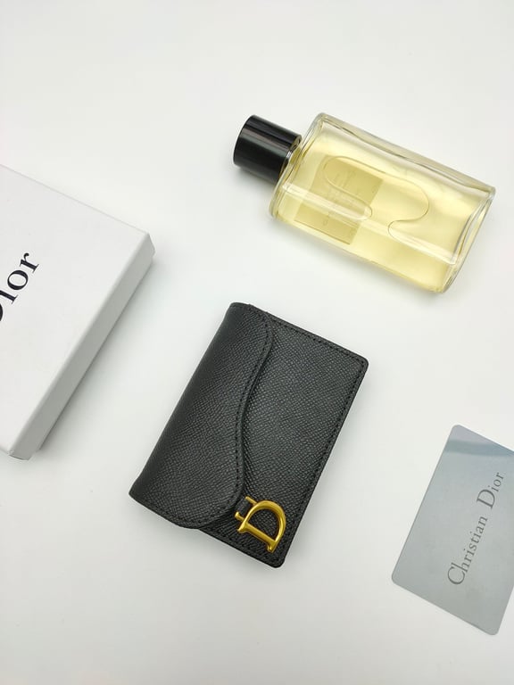 dir SADDLE FLAP CARD HOLDER BLACK SKIN S5611CCEH_M900