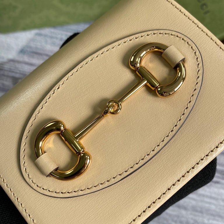Gucci HORSEBIT 1955 CARD CASE WALLET 11CM BEGIE 621887 0YK0G 9830