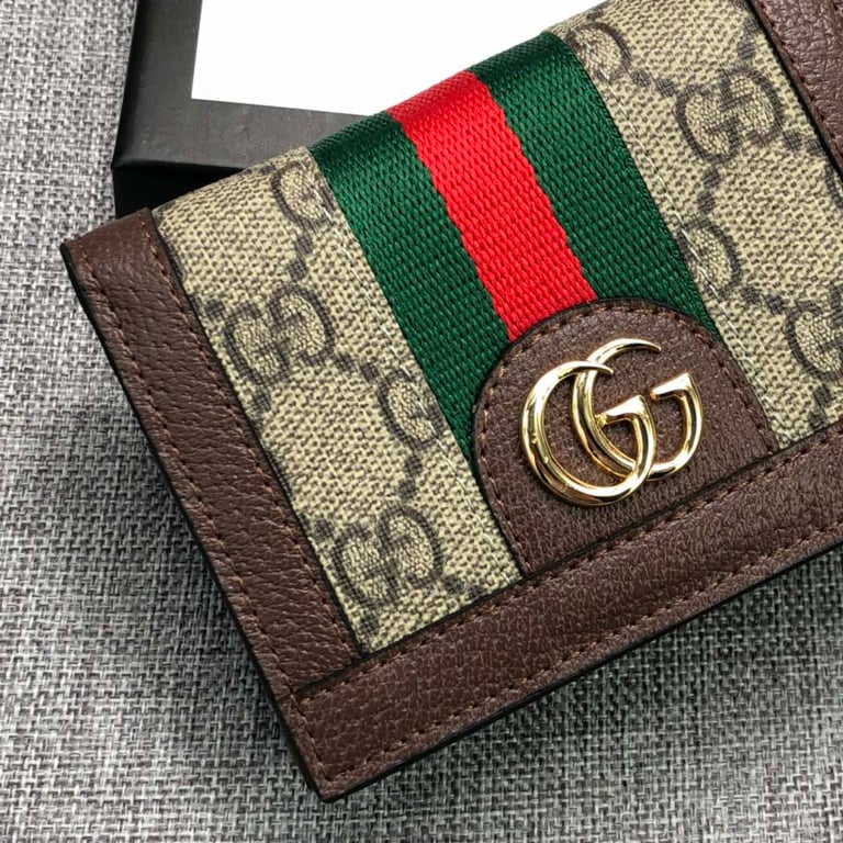 Gucci OPHIDIA Gucci CARD CASE WALLET 11CM 523155 96IWG 8745