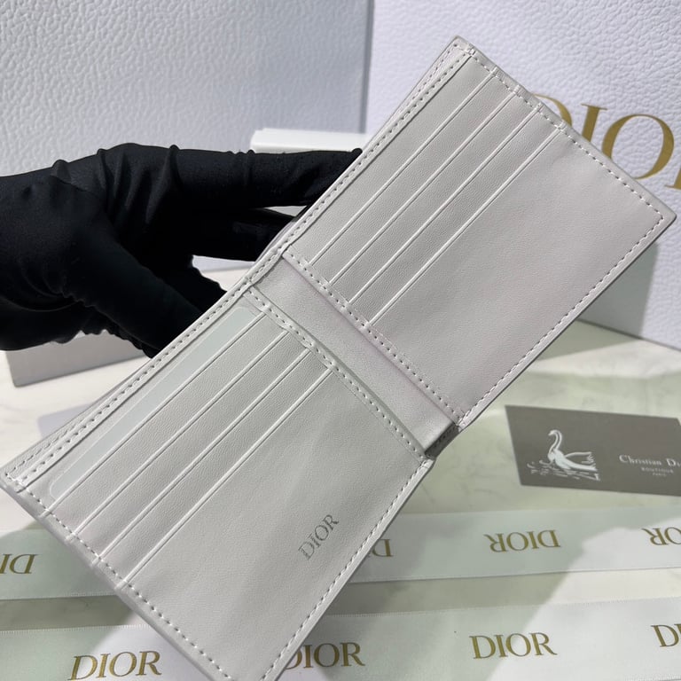 dir WALLET GREY CD DIAMOND CANVAS 11CM