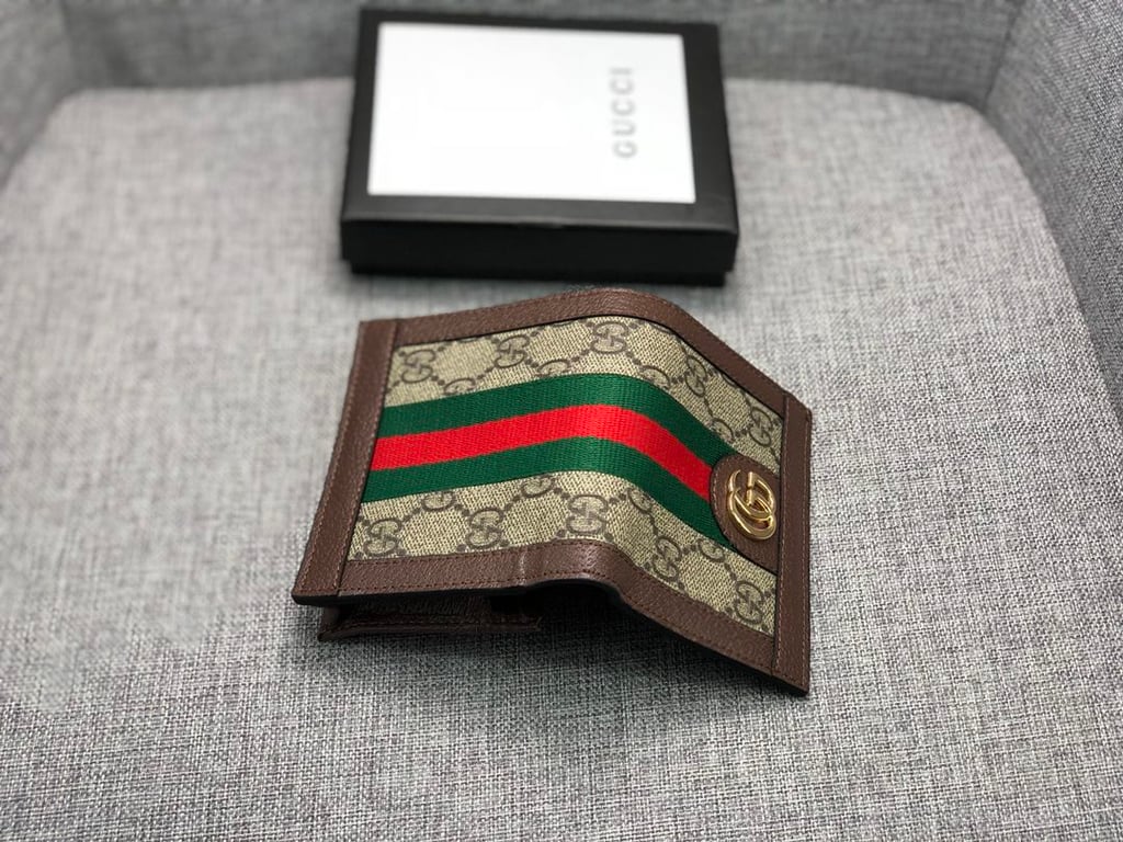 Gucci OPHIDIA Gucci CARD CASE WALLET 11CM 523155 96IWG 8745
