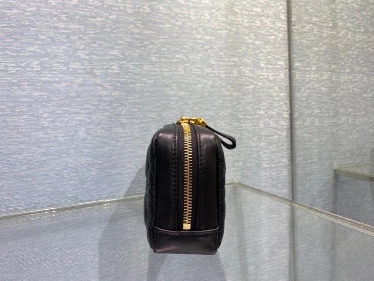 dir SMALL CARO ZIPPED POUCH BLACK CANNAGE  S5045UNSQ M900