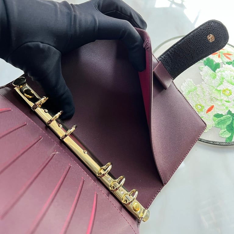 dir CARO WALLET BLACK 19CM