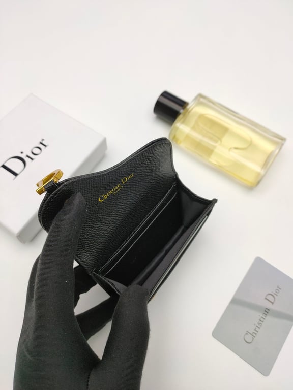 dir SADDLE FLAP CARD HOLDER BLACK SKIN S5611CCEH_M900
