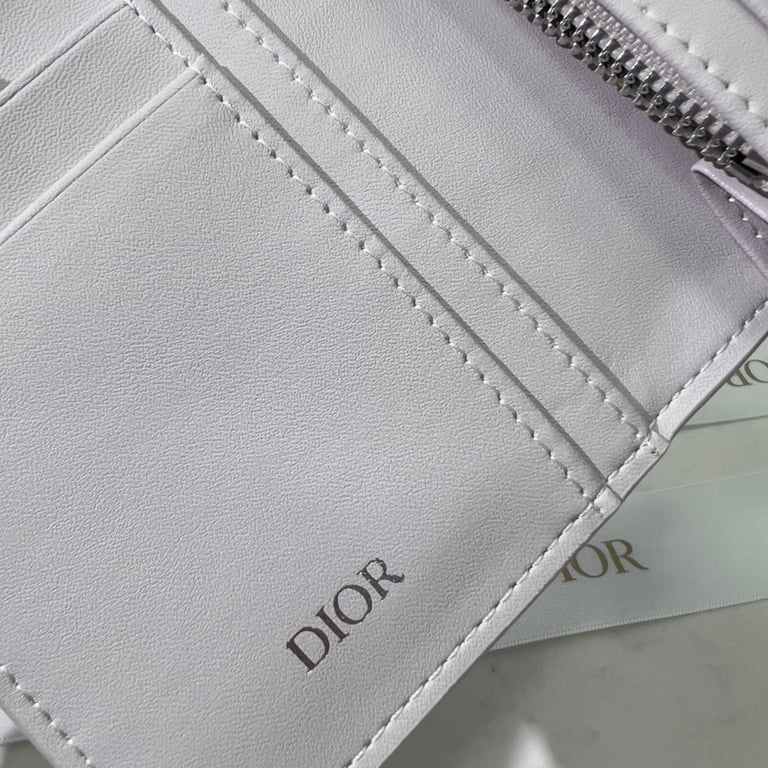 dir VERTICAL LONG WALLET GREY CD DIAMOND CANVAS 2ESBC002DCO H42E