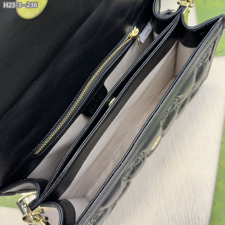 Gucci MATELASSE WALLET BLACK 23CM