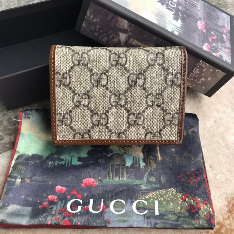 Gucci HORSEBIT 1955 CARD CASE WALLET 11CM BROWN 621887 92TCG 8563