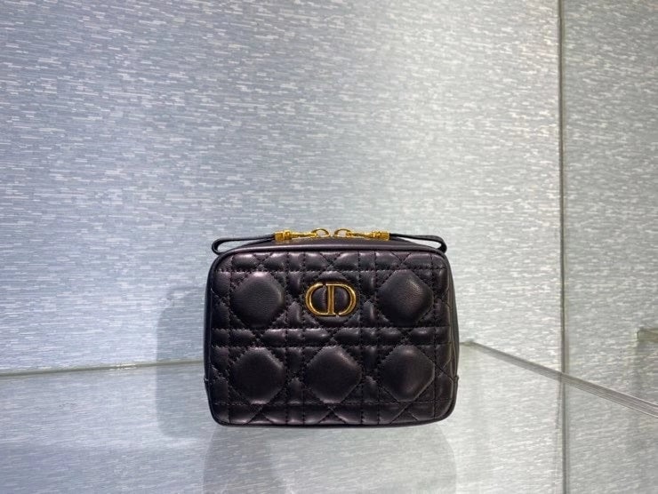 dir SMALL CARO ZIPPED POUCH BLACK CANNAGE  S5045UNSQ M900