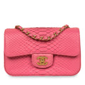 Classic Flap Bag - Mini Rectangular - Python