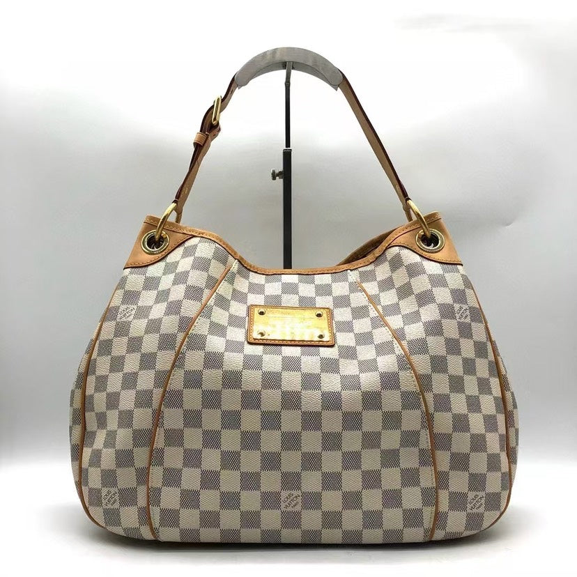 Louis Vuitton Hampstead MM Damier Azur Canvas Shoulder Bag