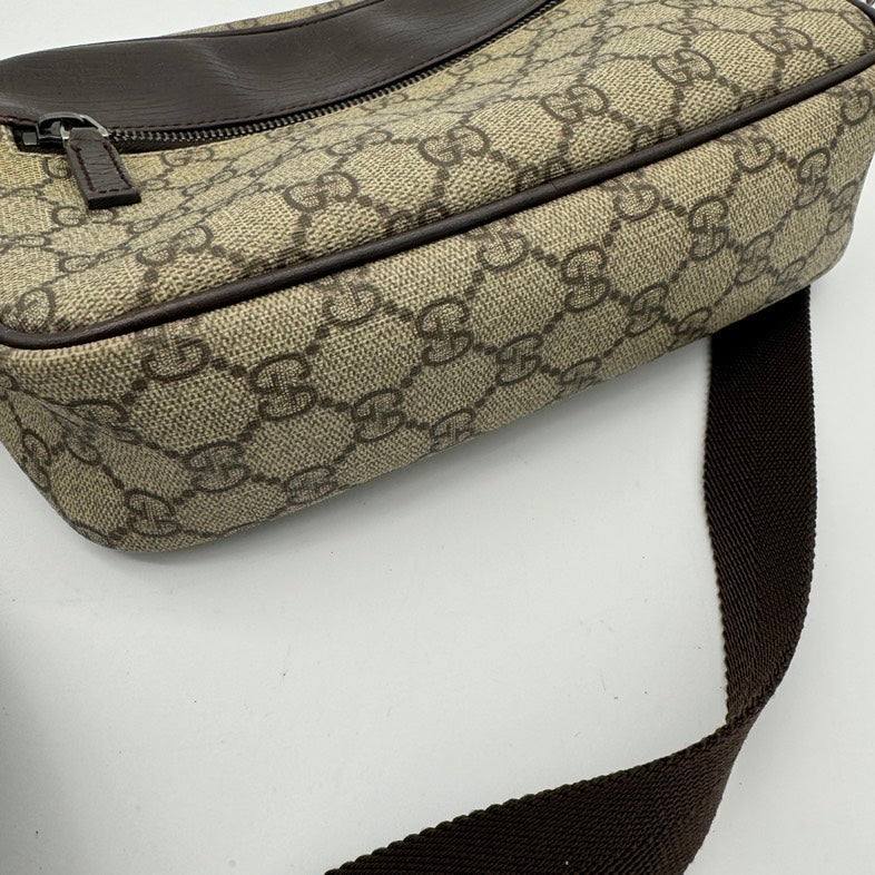 Gucci Beige Canvas Crossbody Bag MeDiorum Size