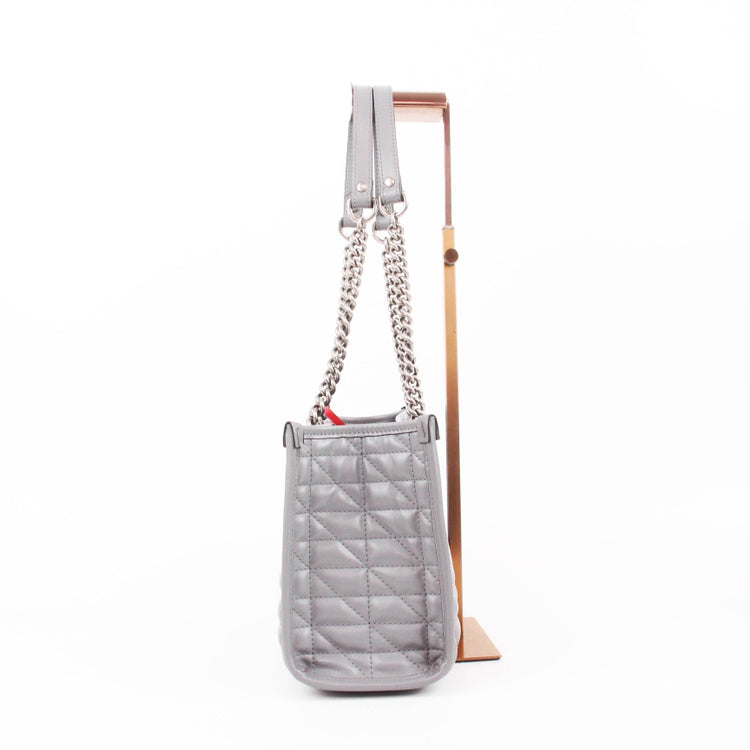 Gucci GG Marmont MatelassÃƒÆ’Ã‚Â© Leather Medium Shoulder Bag - Light Gray