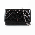 Chanel Wallet On Chain (WOC) Black Quilted Leather Small Crossbody Bag 2015