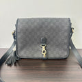 Gucci Gucci Canvas Leather Crossbody Black MeDiorum Size