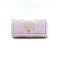 Gucci Woc Purple Canvas Shoulder Bag Medium Size
