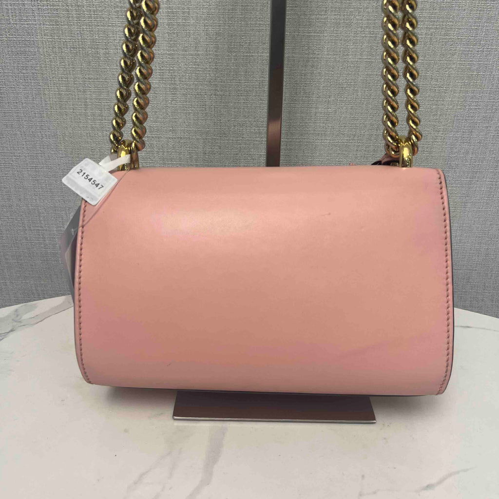 Gucci Padlock Pink Leather Embellished Crossbody Bag MeDiorum