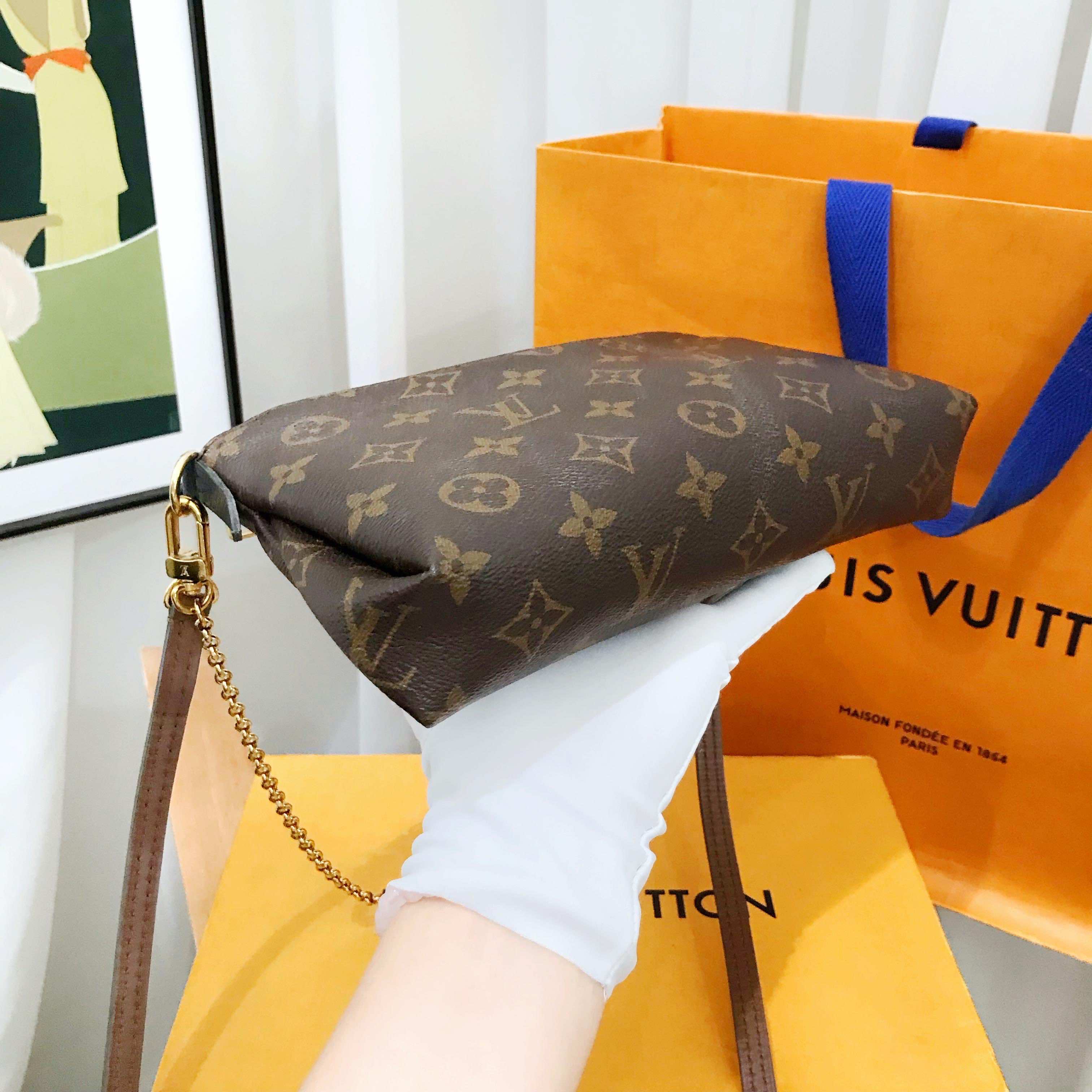 Louis Vuitton Pallas Mini Clutch Monogram Brown