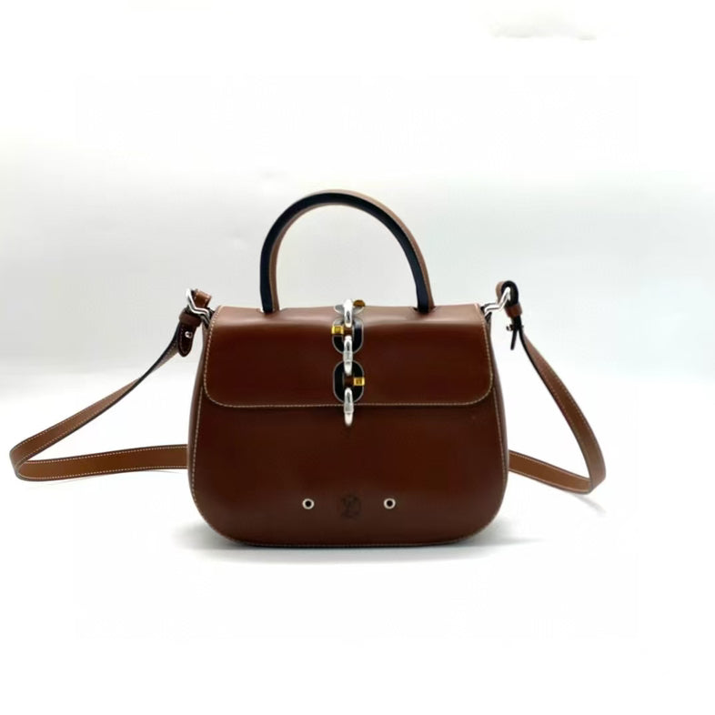 Louis Vuitton Brown Leather Crossbody Bag MeDiorum