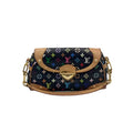 Louis Vuitton Monogram Multicolor Beverly MM Black Shoulder Bag