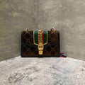 Gucci SyLouis Vuittonie Brown VeLouis Vuittonet Monogram Shoulder Bag Medium