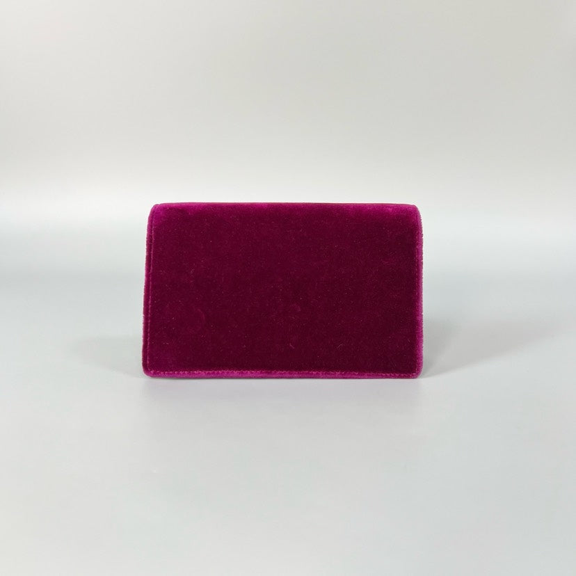 Gucci Dionysus Mini VeLouis Vuittonet Purple Shoulder Bag 16x10cm