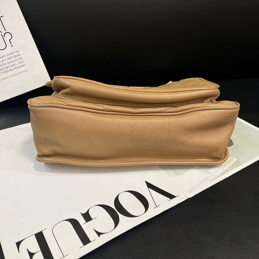 Saint Laurent MeDiorum Niki Crossbody Bag Milk Tea Color