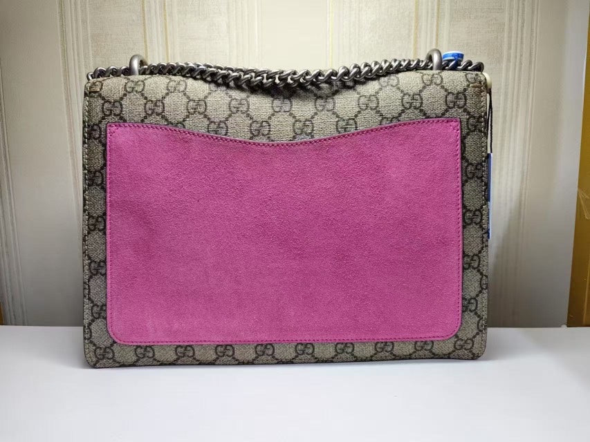 Gucci Dionysus Heart Beige Pink Small Shoulder Bag
