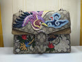 Gucci Dionysus Beige GG Supreme Embroidered Shoulder Bag Medium