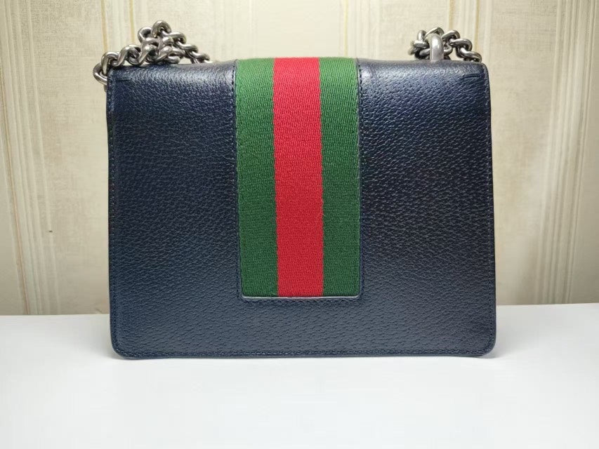 Gucci Dionysus Black Leather Shoulder Bag Small