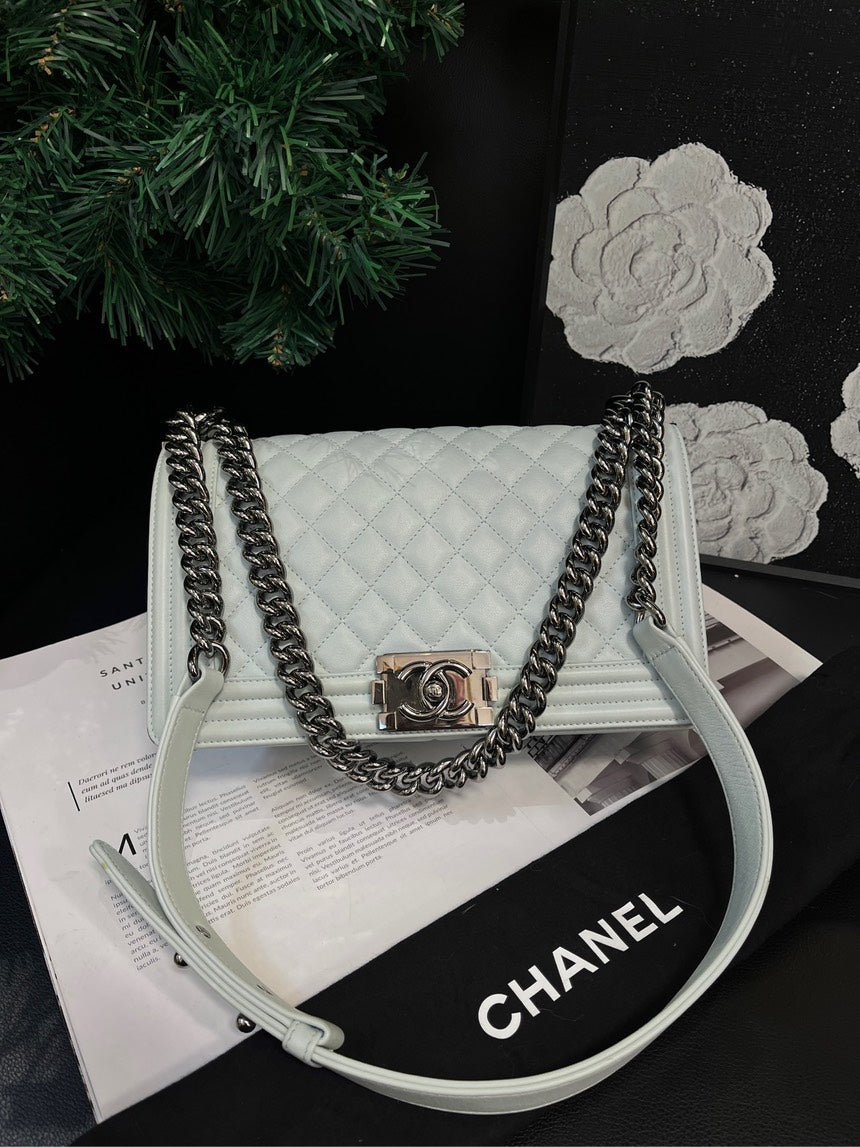 Chanel Glacier Blue MeDiorum Leboy Crossbody Bag