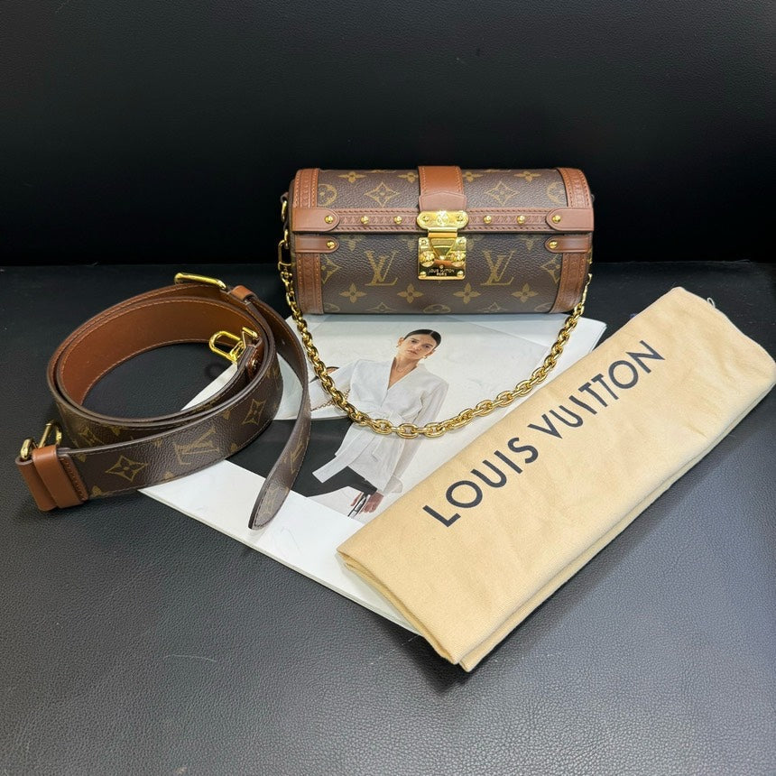 Louis Vuitton Monogram Flower Babyron Chain Crossbody Brown MeDiorum