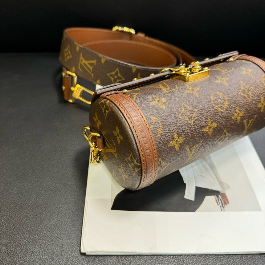 Louis Vuitton Monogram Flower Babyron Chain Crossbody Brown MeDiorum