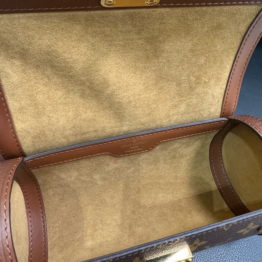 Louis Vuitton Monogram Flower Babyron Chain Crossbody Brown MeDiorum