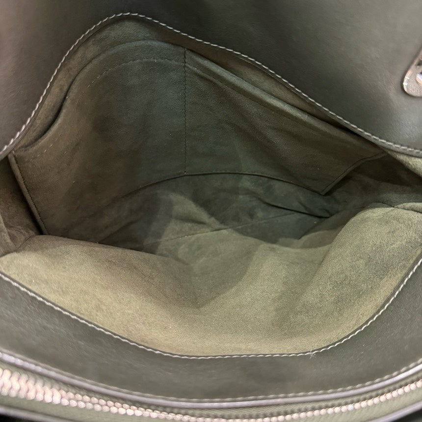 Louis Vuitton Dark Green Cowhide Moonlight Goddess Series Tote Shoulder Bag