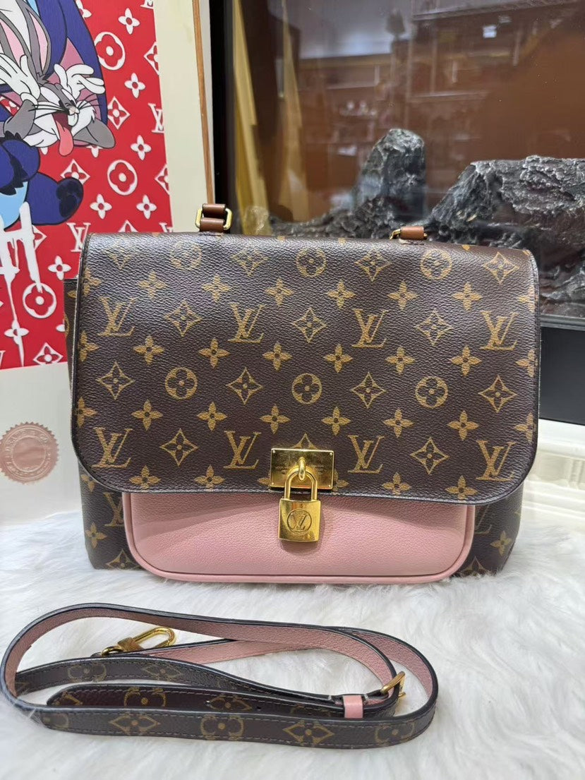 Louis Vuitton Monogram Canvas Pink Crossbody Bag MeDiorum