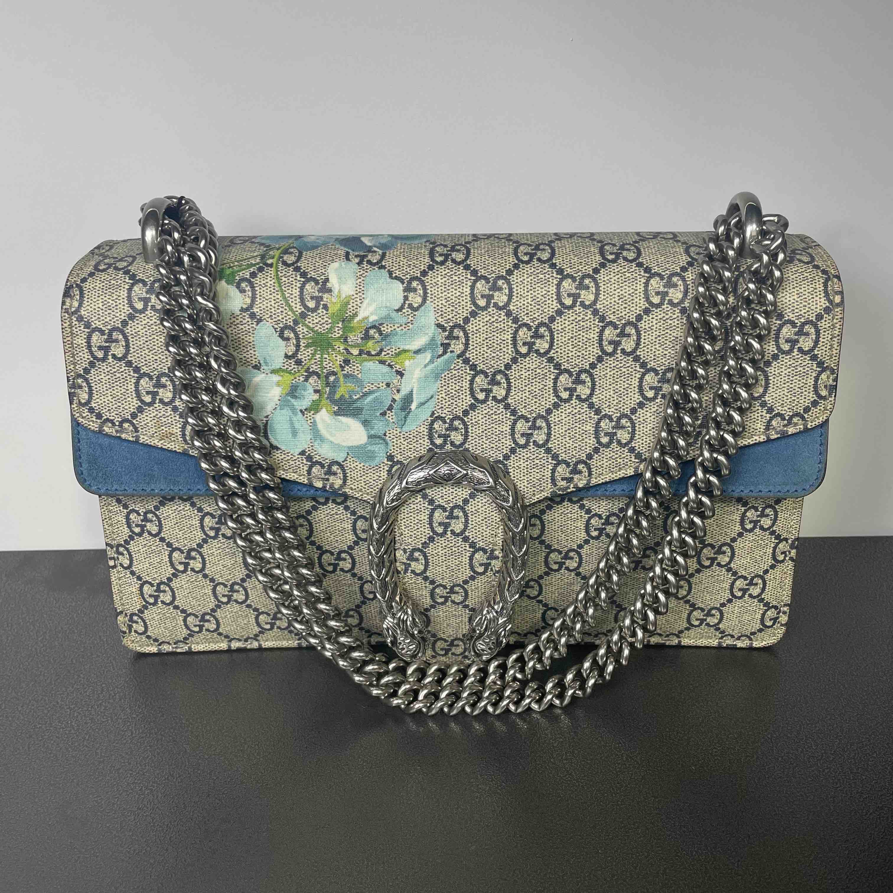 Gucci Dionysus Blooms Canvas Shoulder Bag
