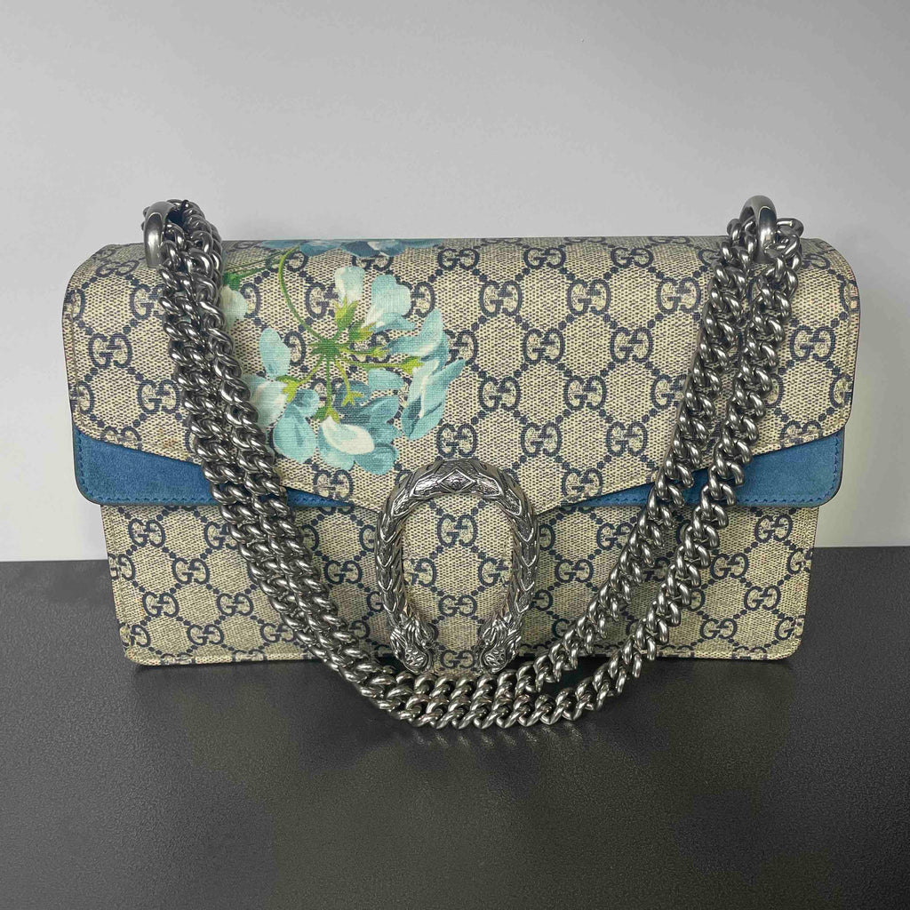 Gucci Dionysus Blooms Canvas Shoulder Bag