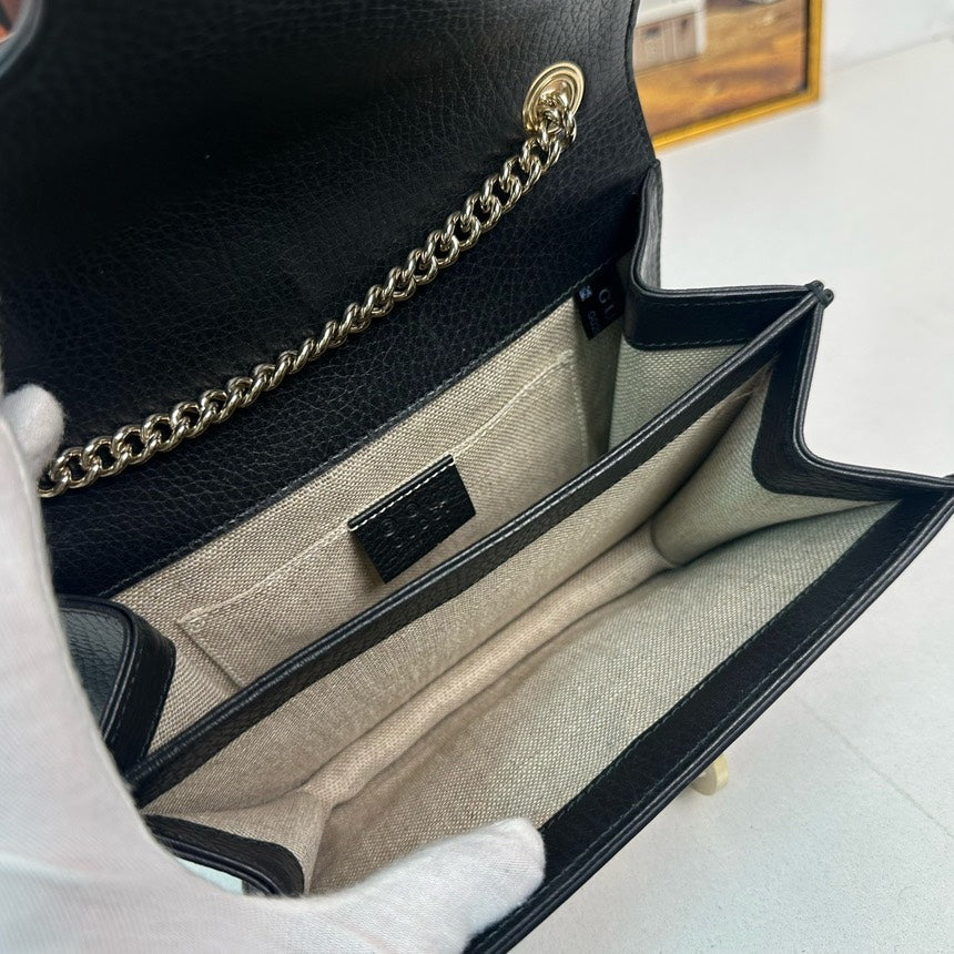 Gucci Horsebit 1955 Black Leather Shoulder Bag