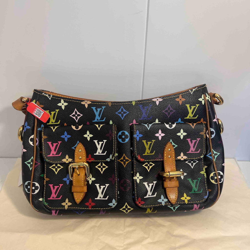 Louis Vuitton Multicolor Monogram Crossbody Bag Black MeDiorum