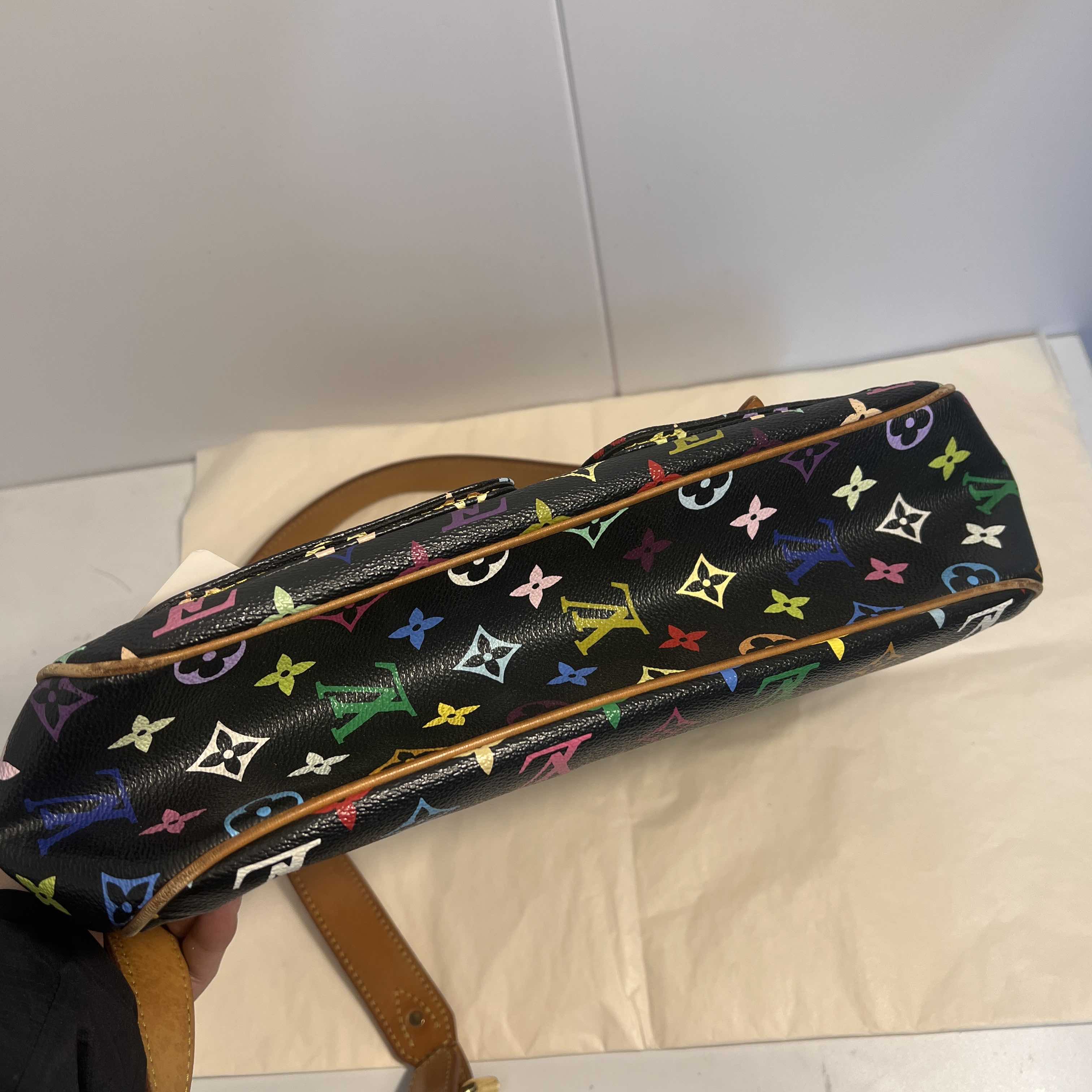 Louis Vuitton Multicolor Monogram Crossbody Bag Black MeDiorum
