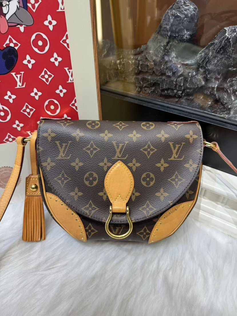 Louis Vuitton Monogram Canvas Crossbody Bag Brown MeDiorum